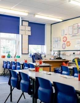 Empty classroom